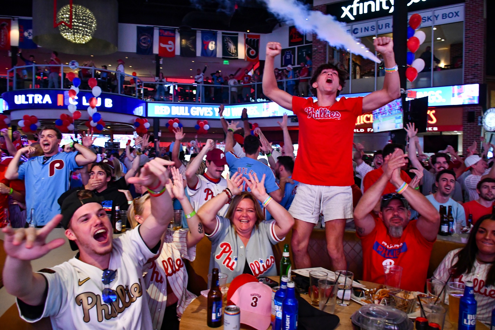 Cheer on the Phillies at an Xfinity Live! watch party this week