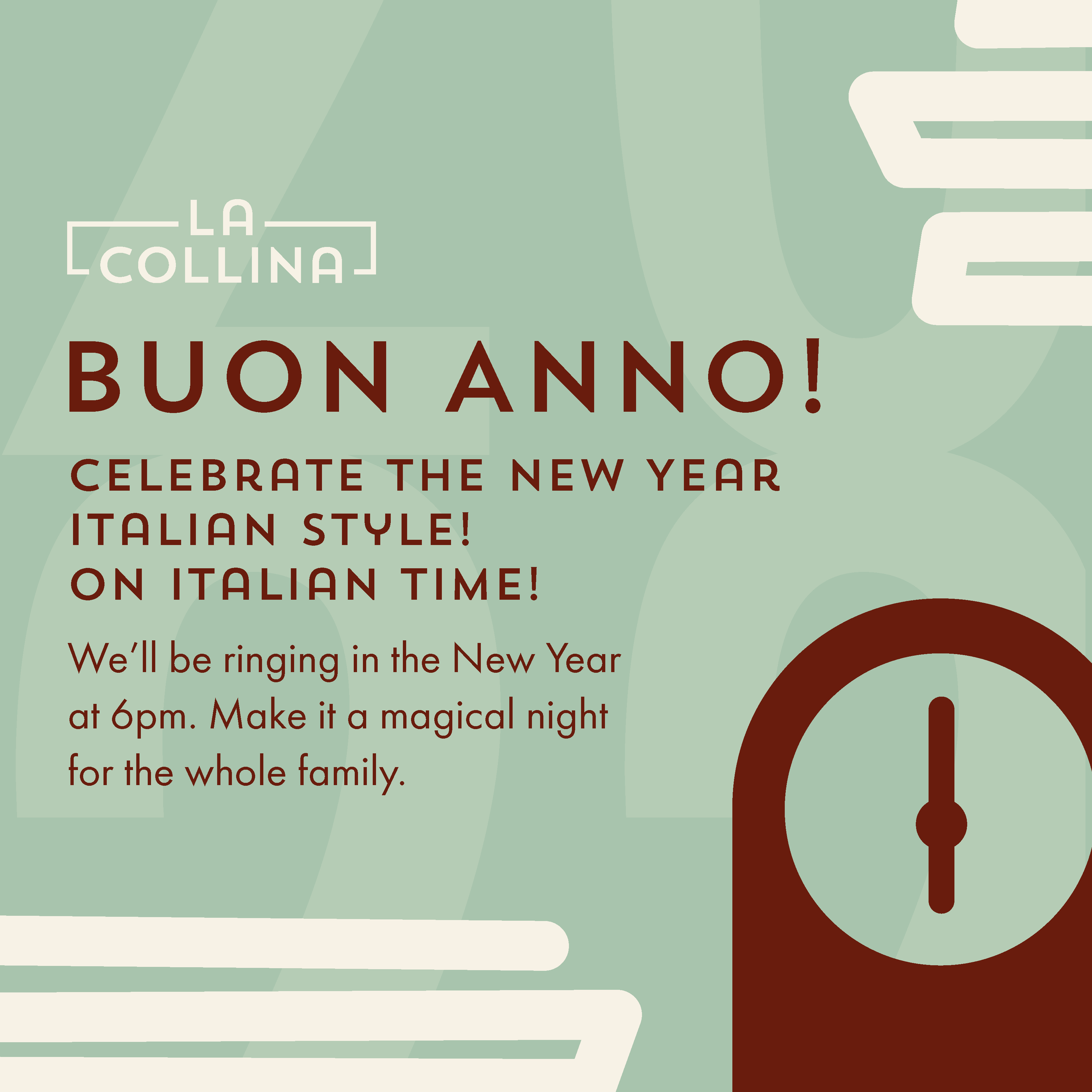 La Collina Celebrate New Years in Italy